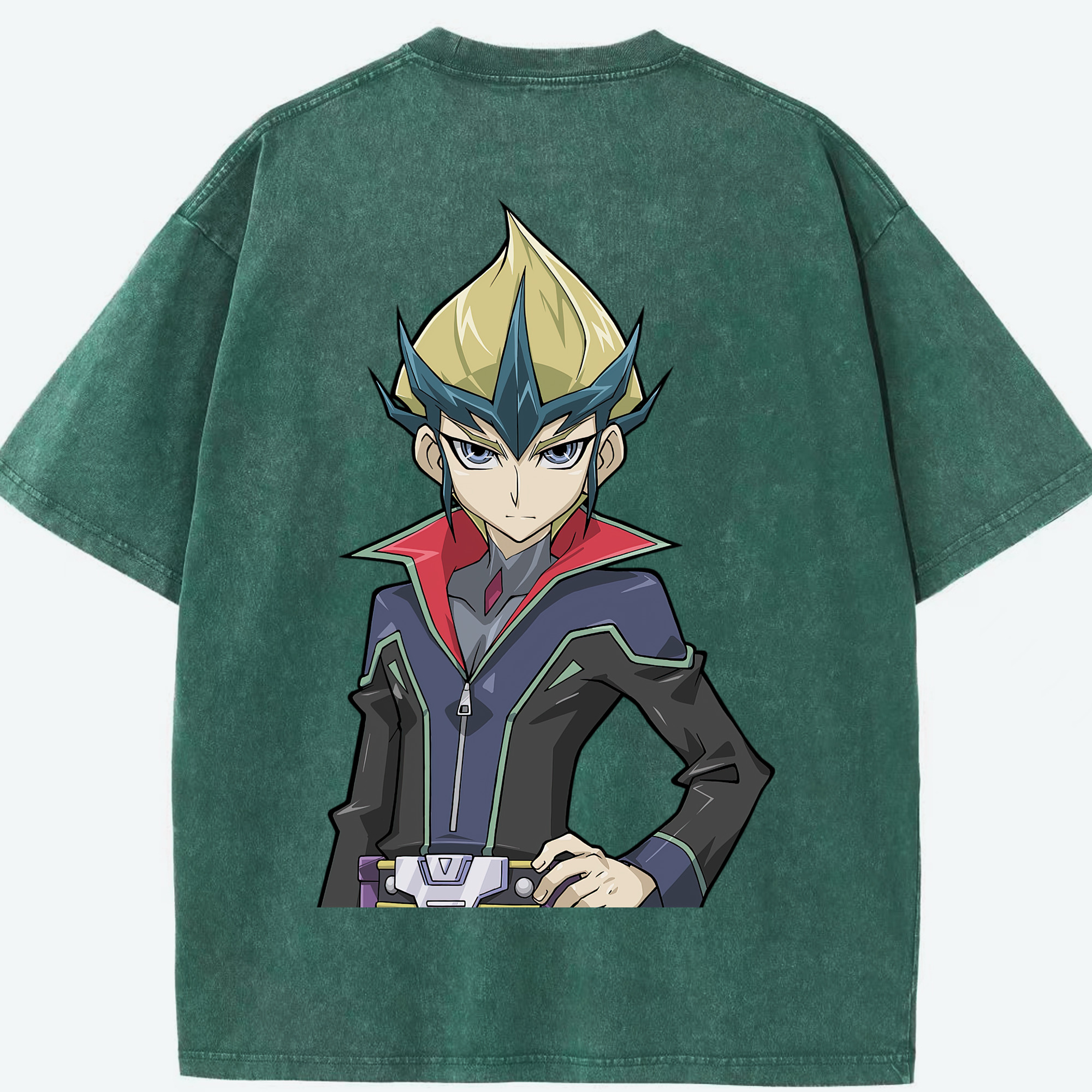 （画像用） 遊☆戯☆王 Yu-Gi-Oh! 綿100% ヴィンテージ風 半袖Tシャツ（背面プリント）